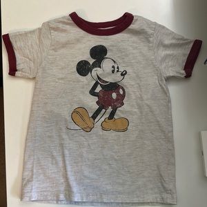 Kids XXS Mickey Mouse Ringer T-shirt